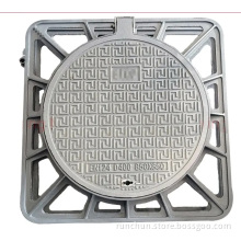 Square frame ductile manhole cover 850x850 D400